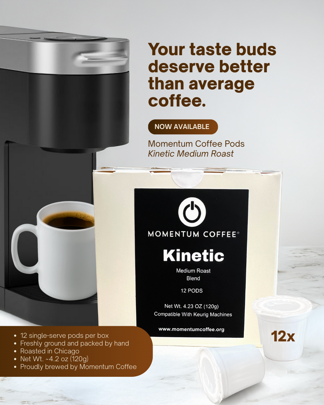 Kinetic Coffee Pods